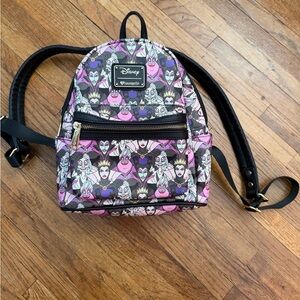 Disney Loungefly Villains Mini Backpack